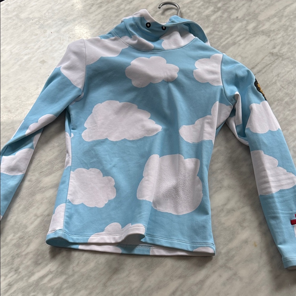 JC castelbajac x rossignol Kids Cloud Print Top with hood size 10